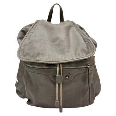 灰色 羊皮 Classic Traveller 後背包【Balenciaga 巴黎世家】 340139