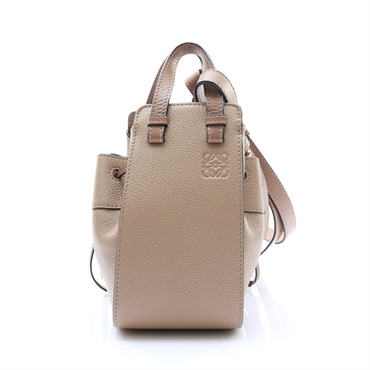 棕色 牛皮 Hammock Mini 肩背包【LOEWE 羅威】 314.30.V07