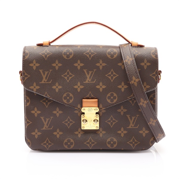 棕色 原花帆布 Pochette Metis 兩用包【LOUIS VUITTON LV 路易威登】 M44875