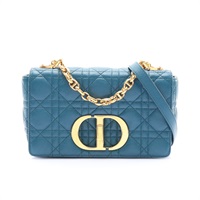 藍色羊皮 Cannage Caro Small 兩用包【Dior 迪奧】 M9241UWHC
