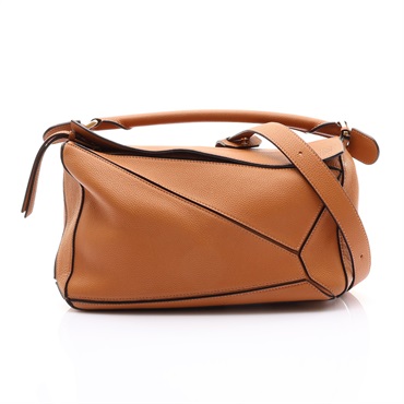 淺棕色 牛皮 Puzzle 兩用包【LOEWE 羅威】 A510S20X14