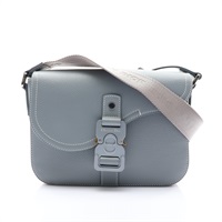 藍灰色 牛皮 Saddle Messenger 肩背包【Dior 迪奧】 1ADPO049YKK