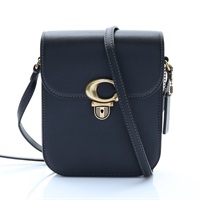 黑色 牛皮 Studio Crossbody 肩背包【COACH 寇馳】 CA057