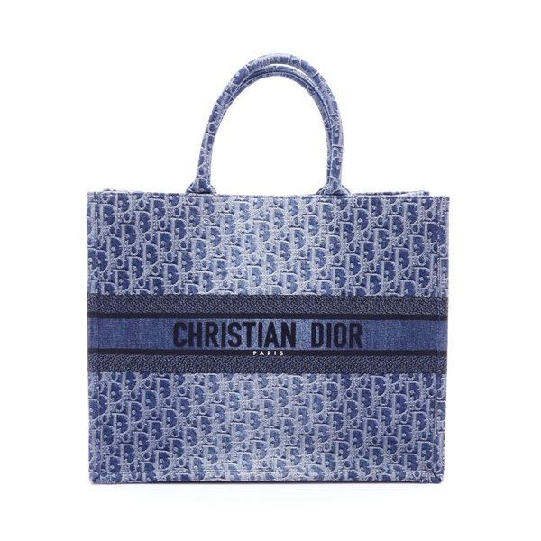 藍色 丹寧布 Book Tote 托特包【Dior 迪奧】
