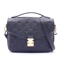 藍色 原花壓紋牛皮 Pochette Metis MM 兩用包【LOUIS VUITTON LV 路易威登】 M41487