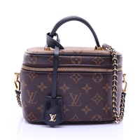 棕色 Reverse原花帆布 Vanity PM 兩用包【LOUIS VUITTON LV 路易威登】 M45165
