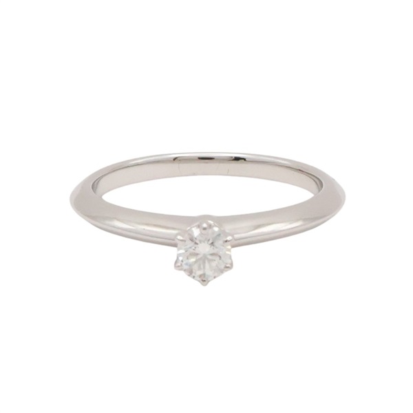 PT950柏金 0.21ct鑽石 solitaire 戒指【Tiffany & Co 蒂芬妮】