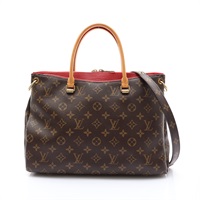 棕色 原花帆布 Pallas MM 兩用包【LOUIS VUITTON LV 路易威登】 M41175