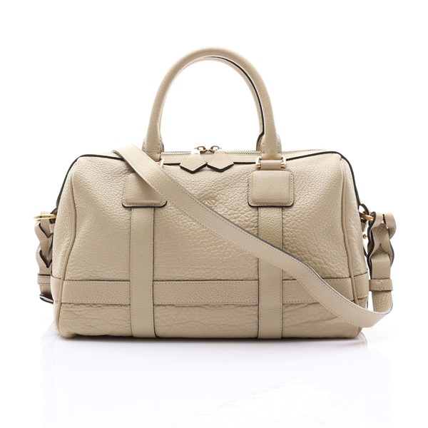 淺褐色牛皮 Paseo 30 波士頓 兩用包【LOEWE 羅威】 384.04CG41