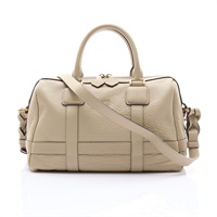 淺褐色牛皮 Paseo 30 波士頓 兩用包【LOEWE 羅威】 384.04CG41