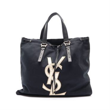 黑色帆布 Kahala 托特 手提包【SAINT LAURENT YSL 聖羅蘭】 121627