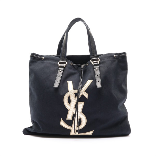 黑色帆布 Kahala 托特 手提包【SAINT LAURENT YSL 聖羅蘭】 121627
