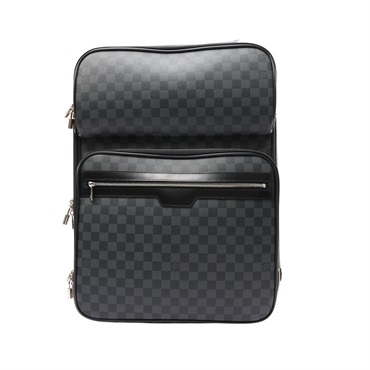 黑色 棋盤格帆布 Pegase 55 Business Damier Graphite 行李箱【LOUIS VUITTON LV 路易威登】 N23300
