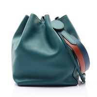 綠色 Evercolor 牛皮 Licol 17 肩背包 D刻【HERMES 愛馬仕】