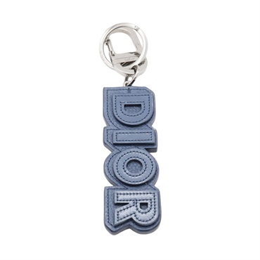 藍色牛皮 LOGO BAG CHARM 鑰匙圈【Dior 迪奧】
