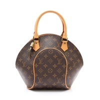 棕色 原花 帆布 Ellipse PM 手提包【LOUIS VUITTON LV 路易威登】 M51127