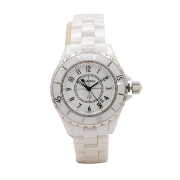 Chanel 香奈兒 J12 33mm 腕錶 白色錶盤 陶瓷 不鏽鋼 H0968