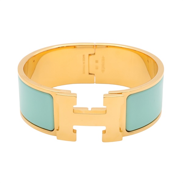 Clic Clac H 手環 金色鍍金 口Q刻【HERMES 愛馬仕】 H300001F