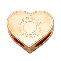 金色 黃銅 愛心 Mini Coeur 絲巾扣【HERMES 愛馬仕】 H602049S