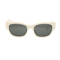 白色 膠框 Monochrome 01 太陽眼鏡【CELINE 賽琳】 CL40197V