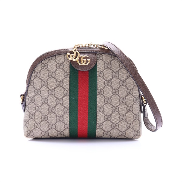 棕色 GG Supreme 帆布 Ophidia Small 肩背包【GUCCI 古馳】 499621