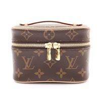 棕色 原花帆布 Nice Nano 手提包【LOUIS VUITTON LV 路易威登】 M44936