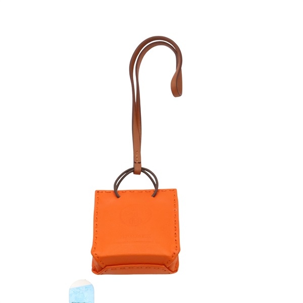 橘色羊皮 Sac Orange Charm 吊飾【HERMES 愛馬仕】 H079065CA