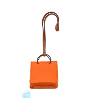 橘色羊皮 Sac Orange Charm 吊飾【HERMES 愛馬仕】 H079065CA