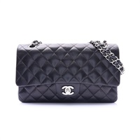 黑色 菱格紋 羊皮 COCO 25 鍊帶 肩背包 無卡【CHANEL 香奈兒】 A01112
