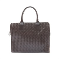 棕色 編織牛皮 公事包【BOTTEGA VENETA BV 寶緹嘉】 194669