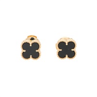 18K黃金 黑瑪瑙 Sweet Alhambra 耳環【Van Cleef & Arpels 梵克雅寶】 ARA44900