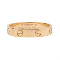 Mini Love 戒指 57 18K黃金【Cartier 卡地亞】 B4085057