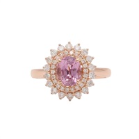18K玫瑰金 鑽石 戒指【JEWELRY 無品牌珠寶】