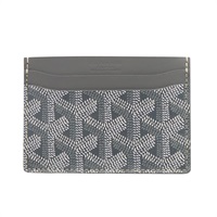 灰色 PVC塗層帆布 Saint-Sulpice 卡夾 名片夾【GOYARD 高雅德 】 STSULPPMLTY