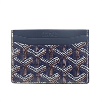 藍色 PVC塗層帆布 Saint-Sulpice 卡夾 名片夾【GOYARD 高雅德】 STSULPPMLTY