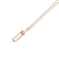 18K玫瑰金 HardWear Double Link 項鍊【Tiffany & Co 蒂芬妮】