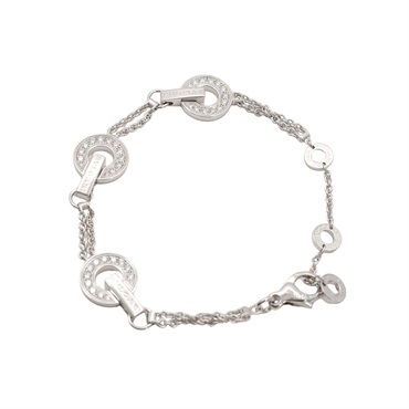 Openwork 手鍊 18K白金 鑽石【BVLGARI 寶格麗】 357939