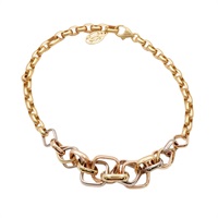 Cartier 卡地亞 Trinity Cushion 手鍊 18K 三色三金 B6080815