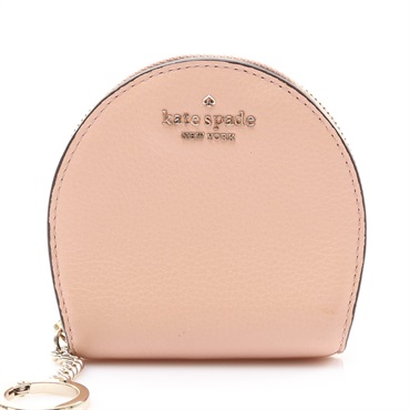 粉色牛皮 COIN 拉鍊 零錢包【Kate spade 凱特‧絲蓓紐約】