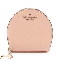 粉色牛皮 COIN 拉鍊 零錢包【Kate spade 凱特‧絲蓓紐約】
