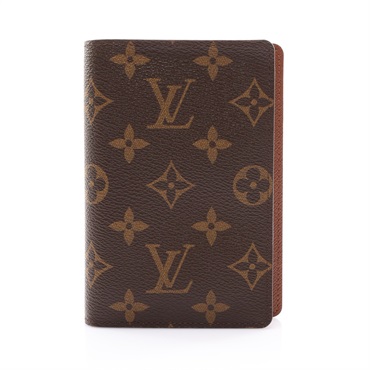 棕色 原花帆布 護照夾【LOUIS VUITTON LV 路易威登】 M60179