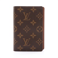 棕色 原花帆布 護照夾【LOUIS VUITTON LV 路易威登】 M60179