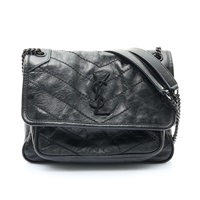 黑色 牛皮 肩背包【SAINT LAURENT 聖羅蘭】 633185