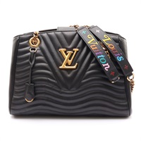 黑色 牛皮 New Wave 肩背包【LOUIS VUITTON LV 路易威登】 M51496