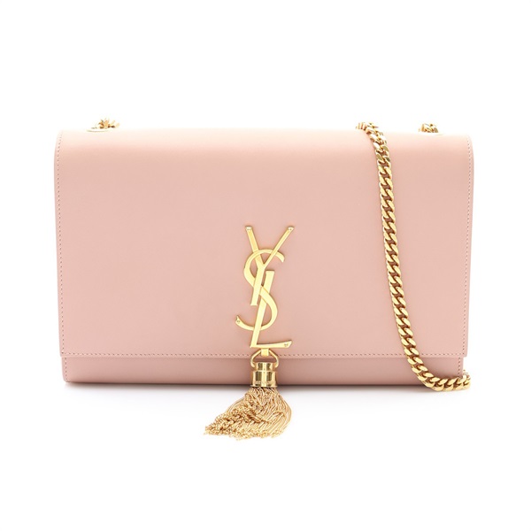 粉色 牛皮 Kate Medium 肩背包【SAINT LAURENT YSL 聖羅蘭】 354119