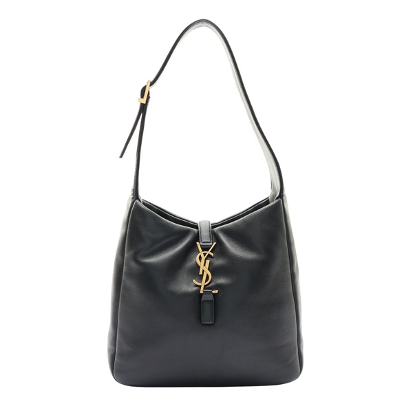 黑色 牛皮 LE 5 A 7 SMALL 肩背包【SAINT LAURENT YSL 聖羅蘭】 763480
