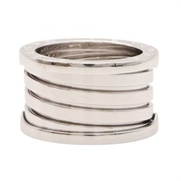 18K白金 B.Zero1 4環 戒指 55【BVLGARI 寶格麗】 356353