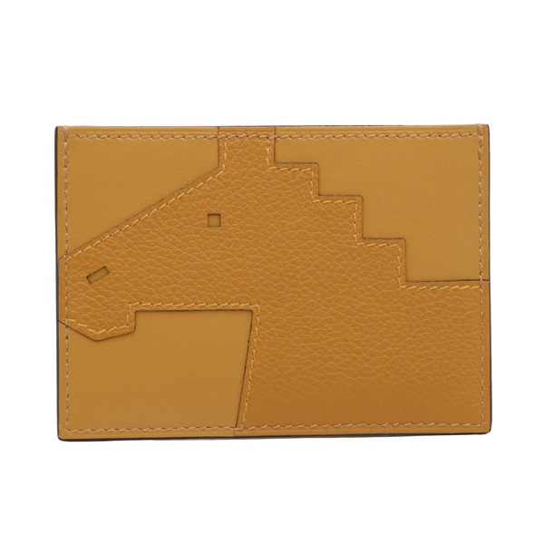 Cheval Picto 卡夾 淺褐色 牛皮 K刻【HERMES 愛馬仕】 H085051CA