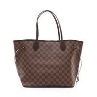 Neverfull MM 肩背包 棕色 棋盤格帆布【LOUIS VUITTON LV 路易威登】 N51105