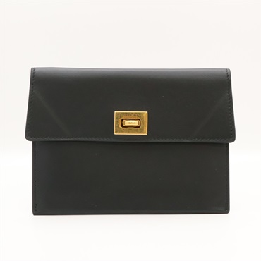 Rodeo 卡片零錢包 黑色 牛皮【BALENCIAGA 巴黎世家】 817716